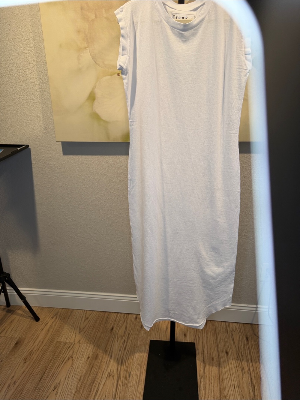 🆕Frank & Eileen Cory Vintage Muscle Tee Maxi Dress in White - Picture 7 of 11